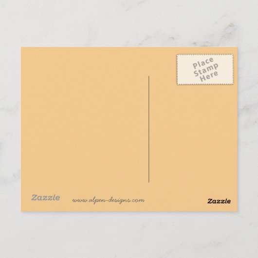 Calico Cat-schildering - Kute Original Cat Art Briefkaart (Achterkant)