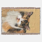 Calico Cat-schildering - Kute Original Cat Art Deken (Voorkant)