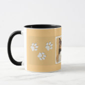 Calico Cat-schildering - Kute Original Cat Art Mok (Links)