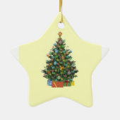 Calico Cat Sit Up Ornament (Achterkant)