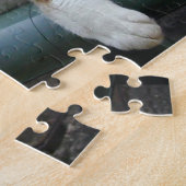 Calico cat slapen legpuzzel (Zijkant)