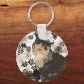 Calico Cat Sleutelhanger (Voorkant)
