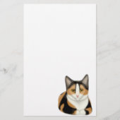 Calico Cat Stationery Briefpapier (Voorkant)