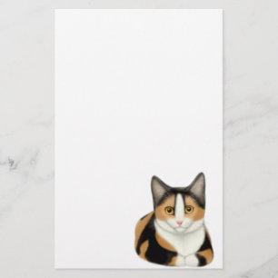 Calico Cat Stationery Briefpapier