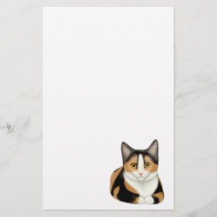 Calico Cat Stationery Briefpapier