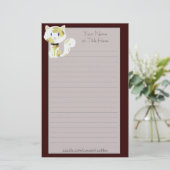 Calico Cat Stationery Briefpapier (Staand voorkant)