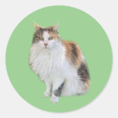 Calico Cat Sticker (Voorkant)