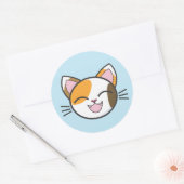 CALICO CAT-STICKERS RONDE STICKER (Envelop)