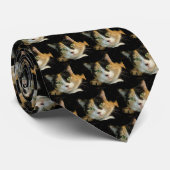 Calico Cat Stropdas (Opgerold)