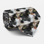 Calico Cat Stropdas (Opgerold)