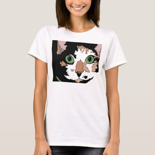 Calico Cat T-Shirt (Voorkant)