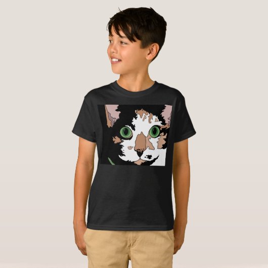 Calico Cat T-Shirt (Voorkant volledig)