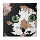 Calico Cat Tegeltje (Voorkant)