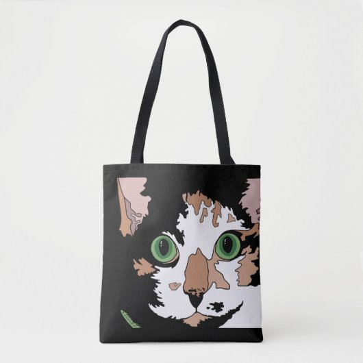 Calico Cat Tote Bag (Voorkant)