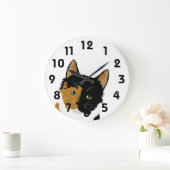Calico Cat Wall klok (Huis)