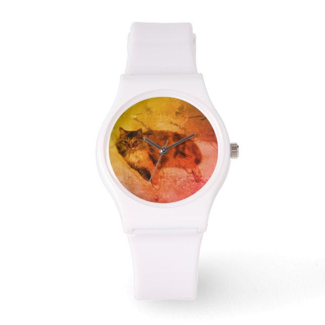 Calico Cat Watch Horloge (Voorkant)
