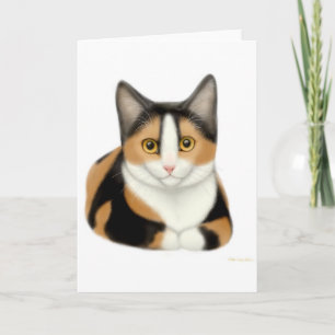 Calico Cat Wenskaart Kaart