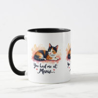 Calico Cat You Had Me bij Meow Waterverf