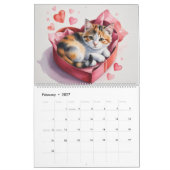 Calico Cats Calendar Kalender (Feb 2027)