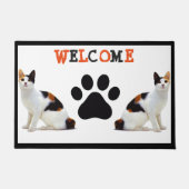Calico Cats Doormat Deurmat (Voorkant)