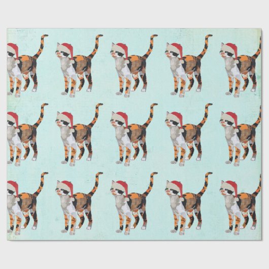 CALICO CHRISTMAS Wrapping Paper Cadeaupapier (Vlak)