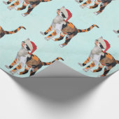 CALICO CHRISTMAS Wrapping Paper Cadeaupapier (Hoek)