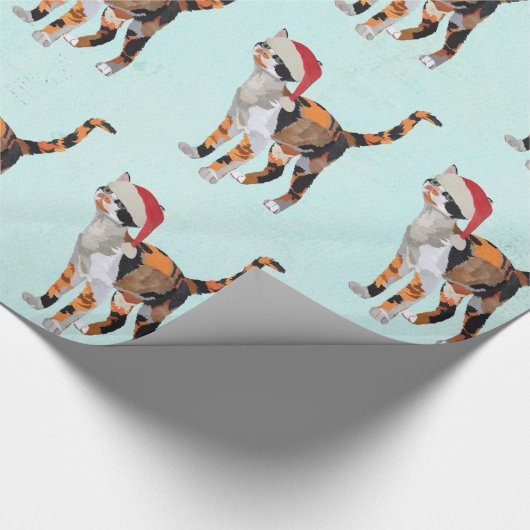 CALICO CHRISTMAS Wrapping Paper Cadeaupapier (Hoek)