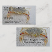 Calico Crab Visitekaartje (Voorkant / Achterkant)