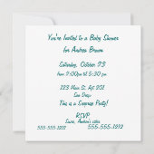 Calico Ducking Pink Bow Pastel Squares Shoa A Kaart (Achterkant)