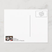 Calico en Snowmen Briefkaart (Achterkant)