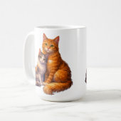 Calico en Tabbykatten Mok (Voorkant links)