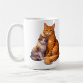 Calico en Tabbykatten Mok (Links)
