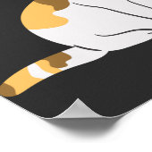 Calico Essential, Calico Portrait, Cute Calico Cat Poster (Hoek)