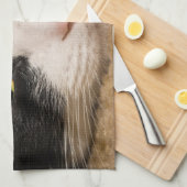 Calico Face Theedoek (Quarter Fold)