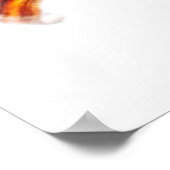 Calico Fantail Comet goldfish (Carassius) Poster (Hoek)