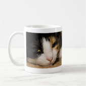 Calico Gezicht Koffie Mok (Links)