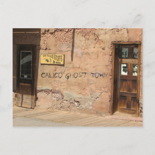 Calico Ghost Town Briefkaart (Voorkant)