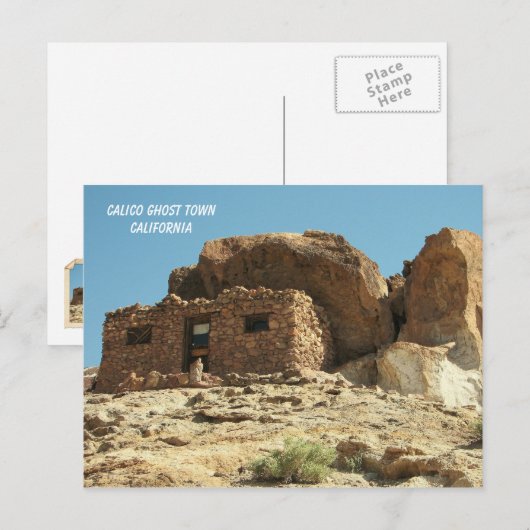 Calico Ghost Town Briefkaart! Briefkaart (Voorkant / Achterkant)