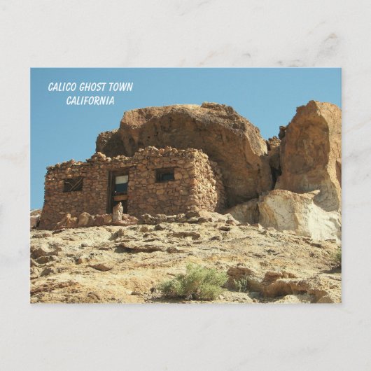 Calico Ghost Town Briefkaart! Briefkaart (Voorkant)