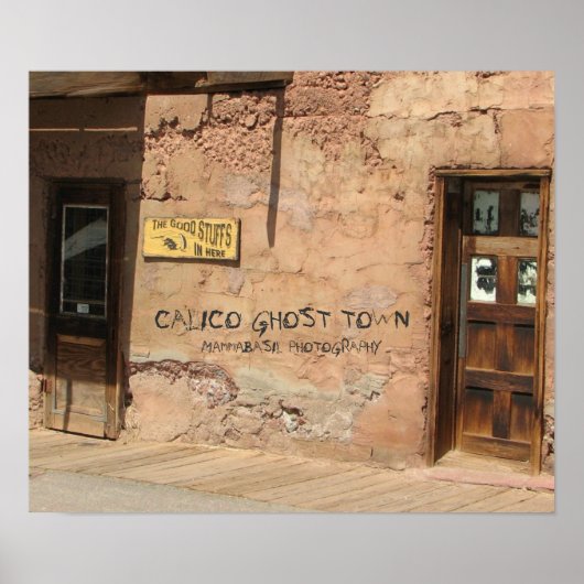 Calico Ghost Town Poster (Voorkant)