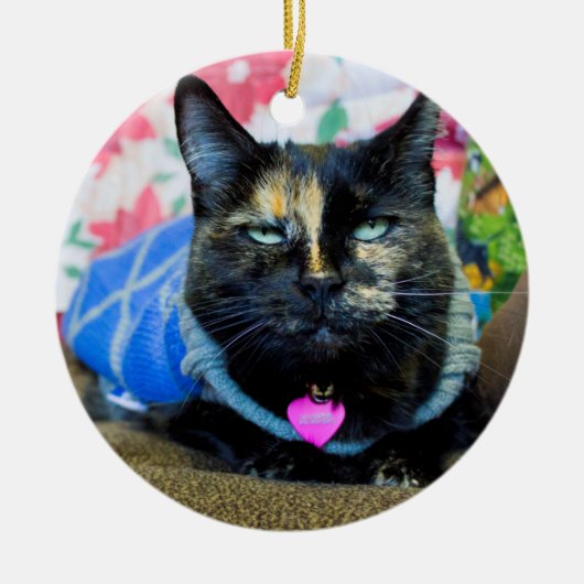 Calico I Keramisch Ornament (Voorkant)