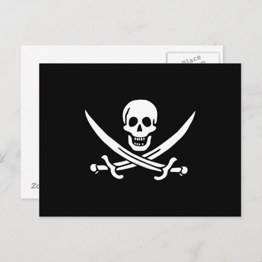 Calico Jack Briefkaart (Voorkant / Achterkant)