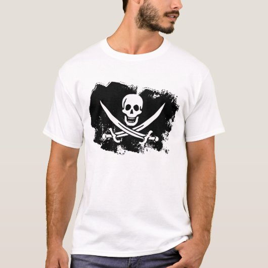 Calico Jack Ghost Flag T-shirt (Voorkant)