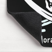 Calico Jack Jolly Roger, de Beatings zullen.. Muismat (Hoek)