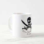 Calico Jack Nassau Pirate Flag Jolly Roger  Koffiemok (Voorkant links)
