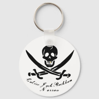 Calico Jack Nassau Pirate Flag Jolly Roger Sleutelhanger