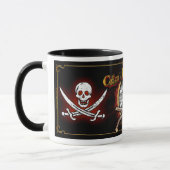 Calico Jack Rackham Pirate Coffee Mok (Links)