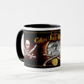Calico Jack Rackham Pirate Coffee Mok (Voorkant links)