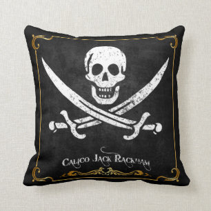 Calico Jack Rackham Pirate Flag Sierkussen