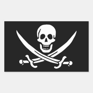 Calico Jack Rechthoekige Sticker